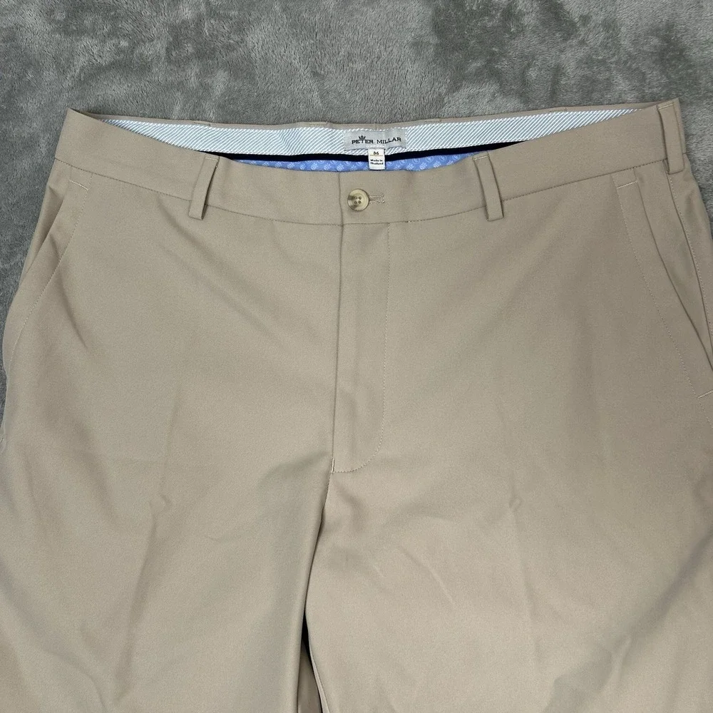 Peter Millar George Mason University Shorts Color Khaki Beige Men's‎ Size 36